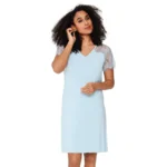 Lingadore Bamboo Basics nachthemd in lichtblauw