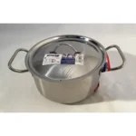 Profi lage kookpot 20 cm diameter met inox deksel