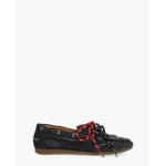 Toral Nahua Tejano Zwart Denim Dames Veterschoenen