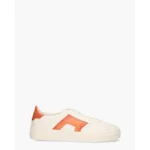 Santoni 21779 Wit/Oranje Herensneakers