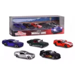 Majorette - Muscle cars - 5-delig cadeaupack Muscle Cars : de Amerikaanse droom !