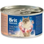 Brit Premium by Nature Kip met Rijst 200g - 6 Stuks