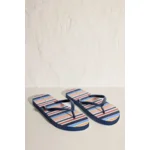 Ysabel Mora Stripes teenslippers in multicolor