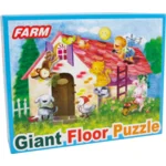 Small Foot 48-delige Houten vloerpuzzel - Het boerderijleven