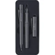 Faber-Castell set vulpen en balpen GRIP zwart