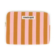 Rose in April Ipad Hoes Caramel Roze Strepen