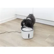 Trixie Drinkfontein Flower Kunststof Wit/Grijs 2 ltr