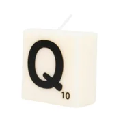 Cijfer- / letterkaarsje - Scrabble - Q