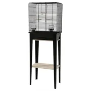Zolux Vogelkooi Chic Loft Met Meubel Zwart 124 cm