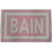 Badmat katoen roze BAIN