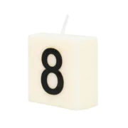 Cijfer- / letterkaarsje - Scrabble - 8
