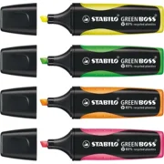 Markeerstiften - Stabilo - Fluor / neon - 4st.