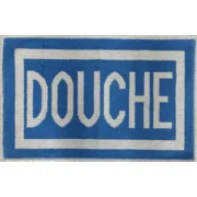 Badmat katoen blauw DOUCHE