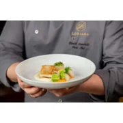 Lubiana porselein Rondo wit  diep bord 21 cm