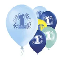 Latexballonnen 1ste verjaardag jongen