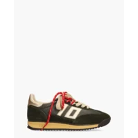 Back 70 Jogger Spongy Nappa Donkergroen Damessneakers