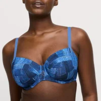 Prima Donna Twist BH: Mauna, Full Cup, Twill Blue, Europese maten ( PDO.451 )