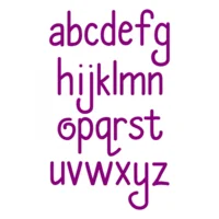 Sizzix Thinlits Die - Homemade Alfabet