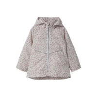 Name-it Meisjes Jas Maxi Small Flowers Bright White