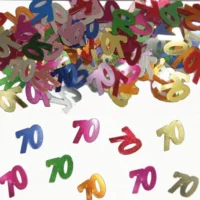 Tafeldecoratie - Confetti - 70 Jaar - 14 Gram