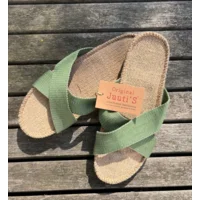 Origina Juuti's cross heren instappers Groen 43