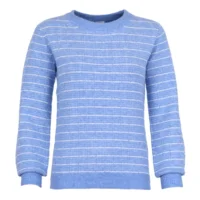 She Goes LaLa Dames pull: Licht blauw gestreept ( SHE.3 )