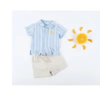 Beige short bla bla bla 68/6m