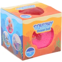 Squishy - Zachte oceaanbol - 1 stuks - Willekeurig geleverd