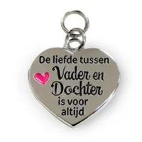 Bedeltje - Liefde vader & dochter - Charms for you