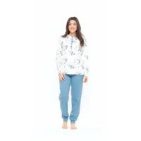 Gary Dames Pyjama: Interlock, Blauw ( GARY.93 )