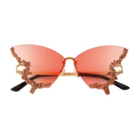 Vlinderzonnebril – Roze– Fashion Accessoire