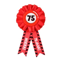 Rozet - 75 jaar - Verkeersbord