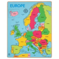 Puzzel - Europa - 25st. - 30x38cm