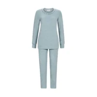 Ringella Pyjama Dames: licht blauw, gemoltoneerd ( RIN.538 )