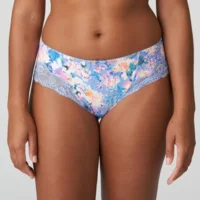 Prima Donna Madison shorty in lichtblauw met bloemenprint