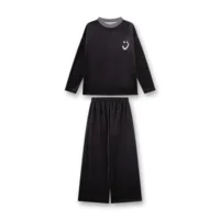 Sanetta Pyjama Jongens: Smile, Antracite, Velours stof ( SAN.163 )