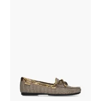Kurt Geiger Eagle Moccasin Goud/Multi Damesloafers