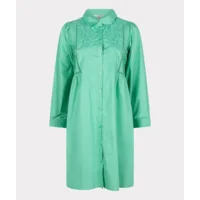 Esqualo Kleed: Broderie, Katoen, Groen ( Jade ) ( ESQ.244 )