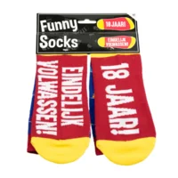 Sokken - 18 Jaar! Eindelijk volwassen! - Funny socks