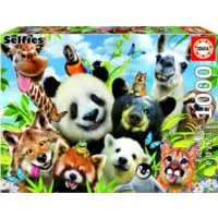 Educa puzzel - Selfies - 1000 stukjes - Llama drama selfie