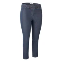 KJ Brand dames jeansbroek: Jenny, Donker blauw, Duitse maten, elastiek in de lenden ( BRA.335 )