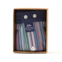 MC Alson Boxershort Heren: Gestreept , Los model met ingewerkte slip ( MCA.58 )