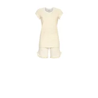 Ringella Pyjama dames: beige, gestreept ( RIN.495 )
