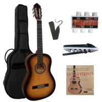 MSA C25 klassieke gitaar, sunburst, met starterset