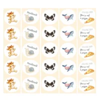 Stickers - Assortiment mix - Rond - 4cm - 100st. - DBLS055