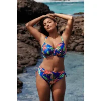 Prima Donna Swim Latakia voorgevormde bikini in blauw met bloemenprint