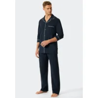 Schiesser – Fine Interlock – Pyjama – 176807 – Dark Blue.