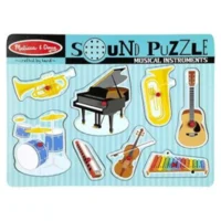 Puzzel - Muziekinstrumenten - Met geluid - 8st.