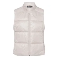 Frank Walder  Dames Bodywarmer: Zand kleur, Gewatteerd ( WAL.78 )