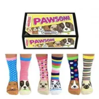 Damessokken Hond Pawsome Mismatched 6 stuks ineen cadeaudoos 37-42 Oddsocks